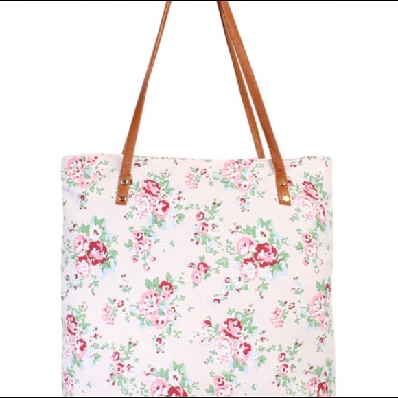 π₯π₯ Large Floral Tote - Picture 2 of 4
